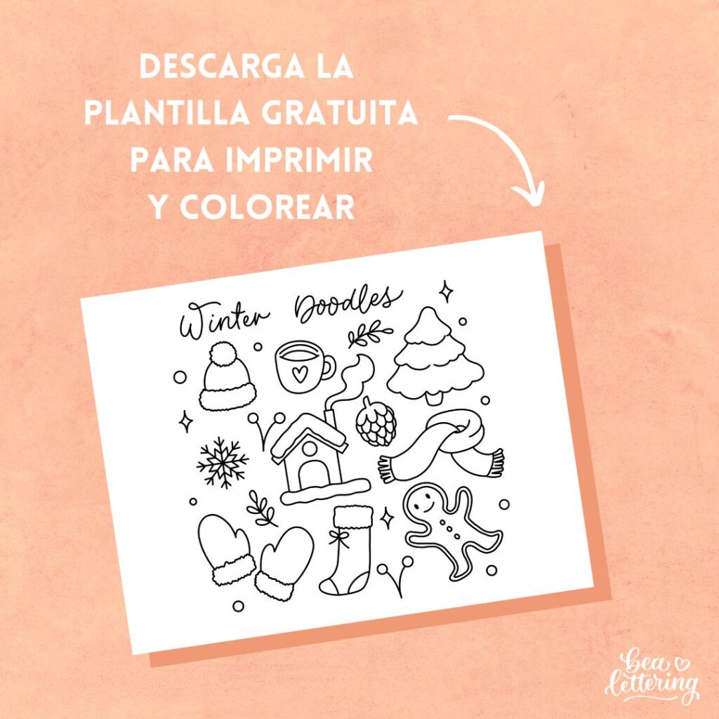 Plantilla gratuita para descargar, imprimir y colorear